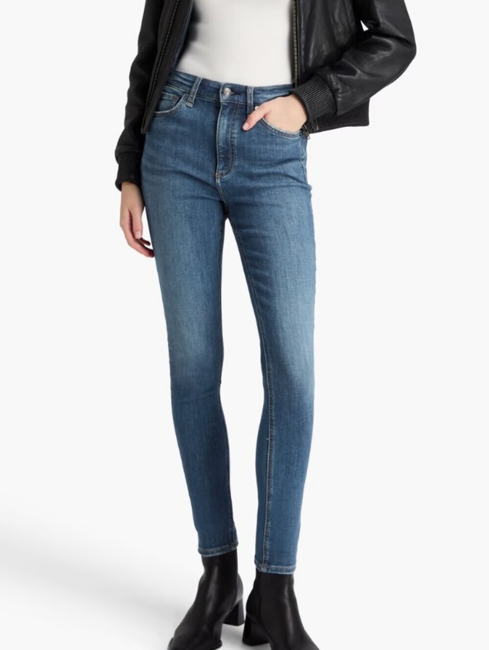Rag & Bone Nina High Rise Ankle Skinny Women's Jeans Medium Camden Wash sz 27.